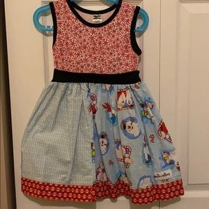 Chris n Missy Frosty dress girls size 5